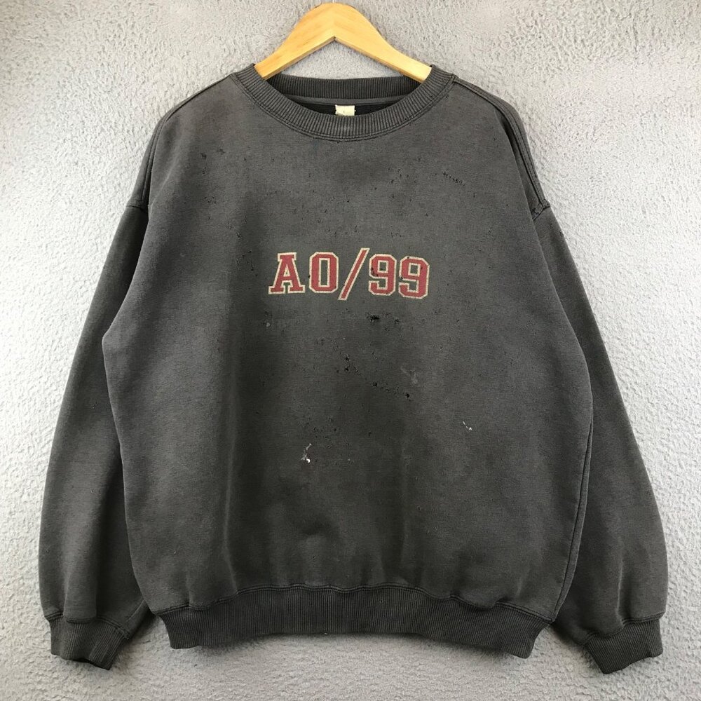 Vintage 80s Canisteo (AO-99) Navy sweatshirt crewneck distressed‎ size XL